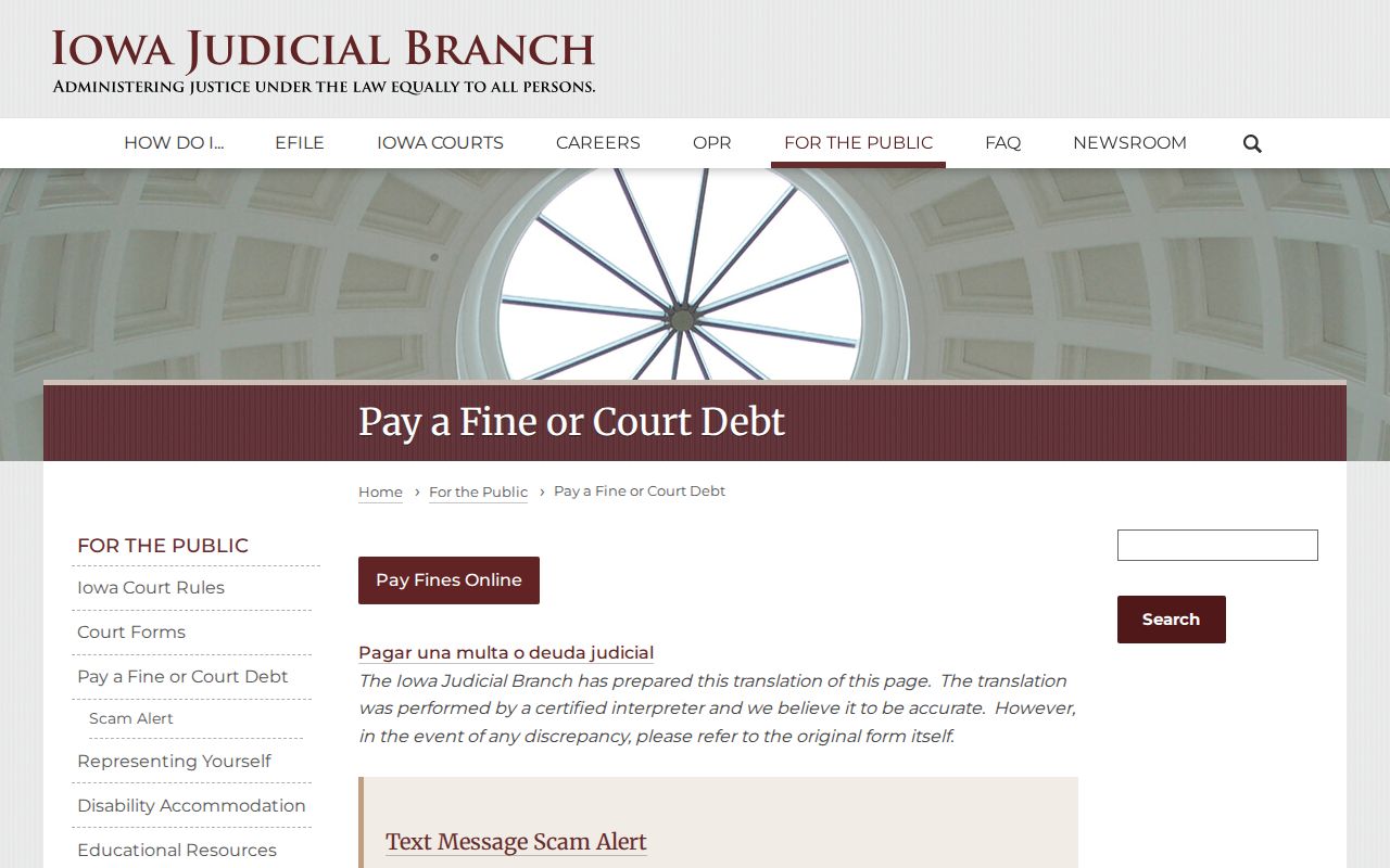 Shelby County traffic warrant court payment lookup