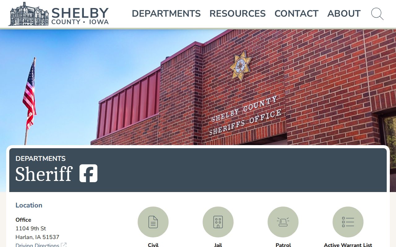 Shelby County arrest warrant Sheriff Office contact